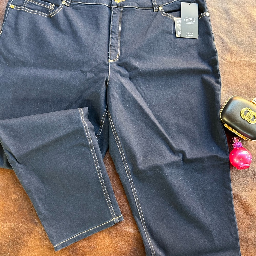 Jones New York Men’s Dark Blue Straight Jeans